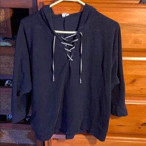 Blue Teri hoodie
